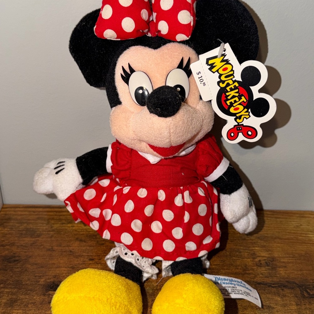 Vintage Disneyland Mouseketoys Minnie Mouse Plush